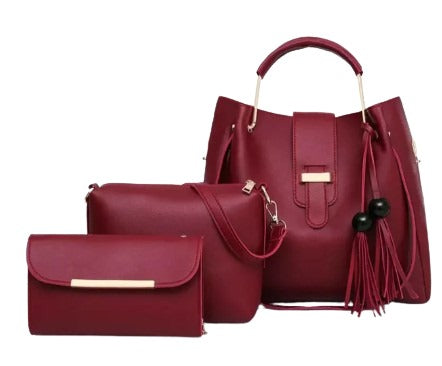 Elegant Three-Piece Ladies Bag Set – Style, Versatility & Comfort